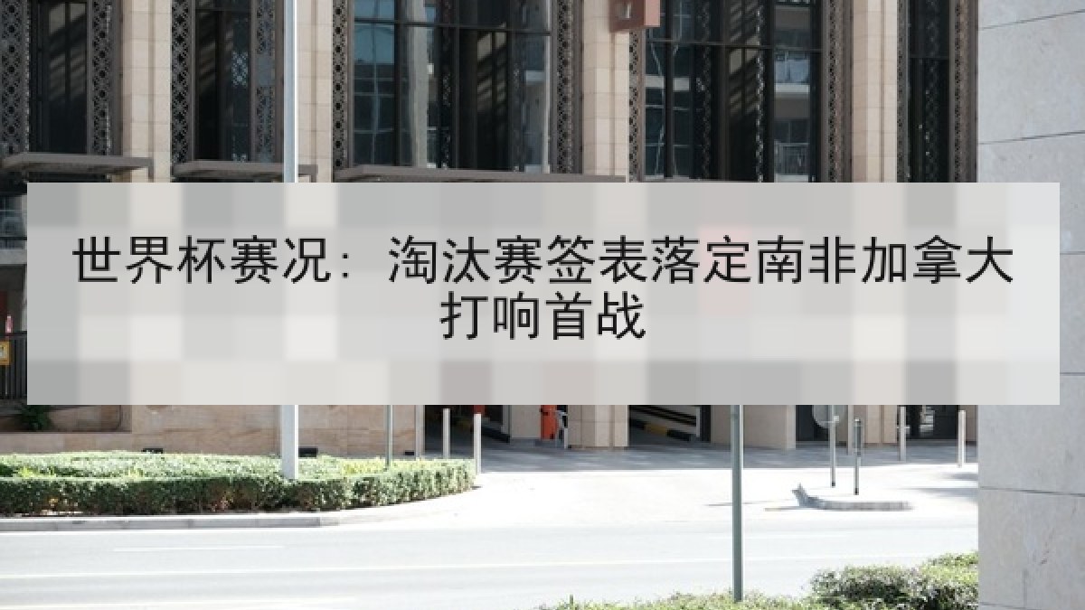 世界杯赛况: 淘汰赛签表落定南非加拿大打响首战